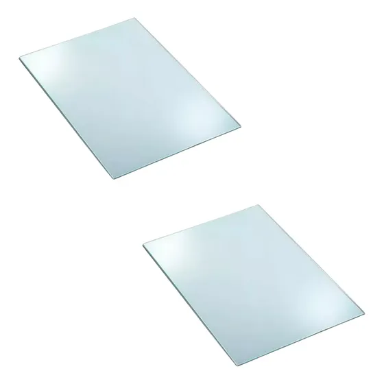 Kit 2 Folhas De Espelho Reflexivas Flexíveis Autoadesivas