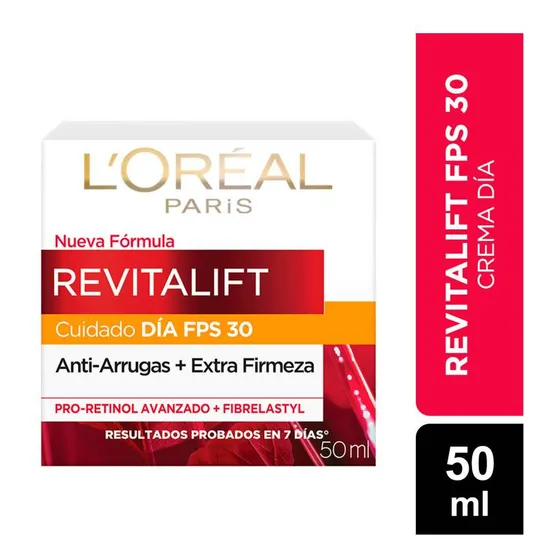 Loreal Revitalif Cuidado Dia Fps30 50ml Original