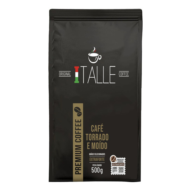 Café Torrado E Moído Extraforte Café Italle 500g Café Torrado E Moído Extraforte Café Italle 500g