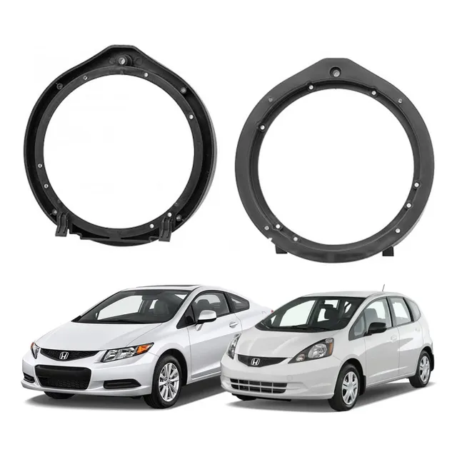Par Aros Adaptador Parlantes 6,5 Pulgadas Honda Civic Fit