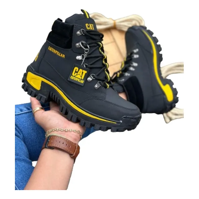 Botas Caterpillar De Caballero Negras 