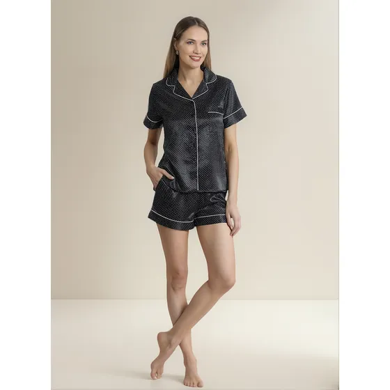 Pijama Camisera Satín
