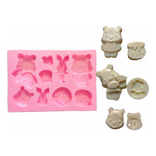 Molde De Silicon Repostería, Pasta, Fondant, Winnie 2 Molde De Silicon Repostería, Pasta, Fondant, Winnie 2