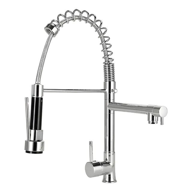Torneira Para Cozinha Gourmet Misturador Monocomando Munim Pingoo.casa Prata