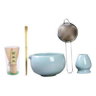 5 Piezas Matcha Ceremony Set Batcher Con Regalos Vertidos De 5 Piezas Matcha Ceremony Set Batcher Con Regalos Vertidos De