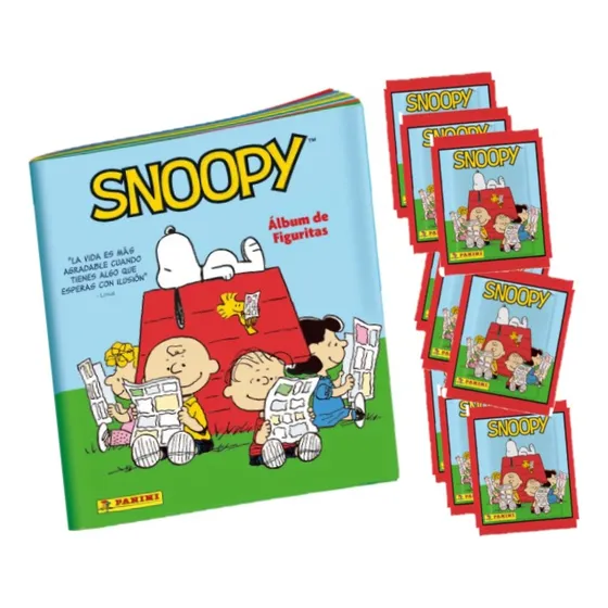 Álbum Snoopy Aniversario Panini + 100 Figuritas Sin Repetir