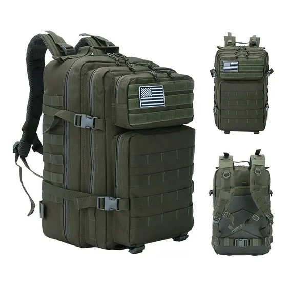 Bolso Morral Táctico Multifunción Crossfit 45l Mayor Y Detal