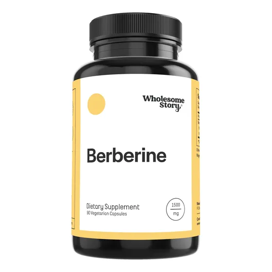 Suplemento Wholesome Story Berberine 1500 Mg 90 Cápsulas