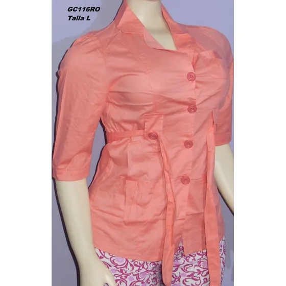 Blusas Talla Plus Grandes Casuales Vestir Camisa Manga 3/4