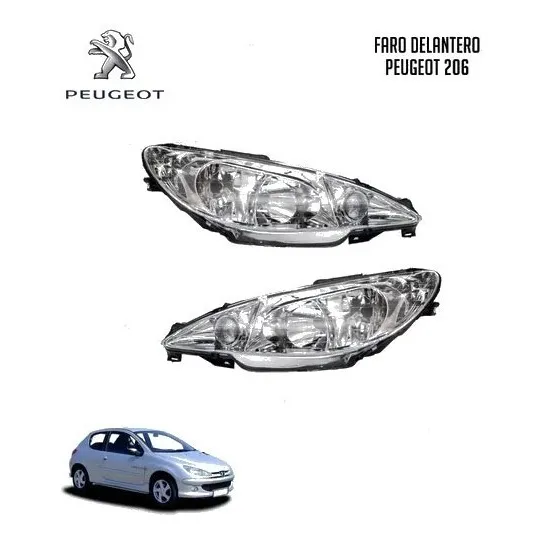 Faro Delantero Peugeot 206 Rh/lh