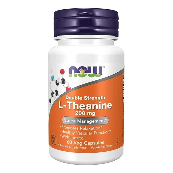 Teanina - L-theanine Now Foods - 200 Mg 60caps