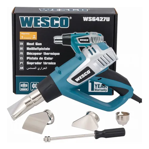Soprador Térmico Wesco 550°C 1800W 127V Modelo Ws6427U com