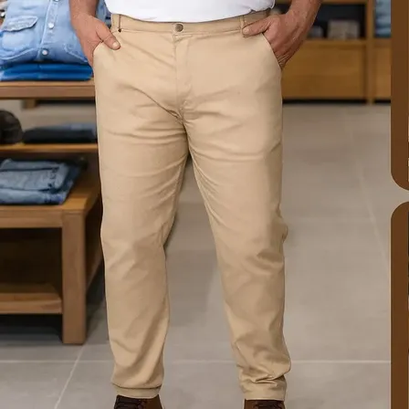 Calça Sport Fino Masculina Plus Size 50 52 54 56 Com Lycra