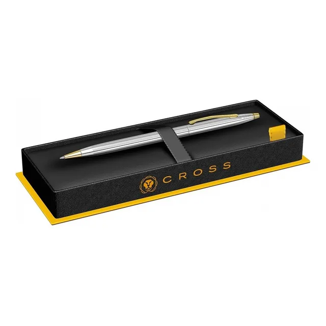 Boligrafo Cross Century Medalist Clip Dorado Bañado Oro Color De La Tinta Negro Color Del Exterior Cromado