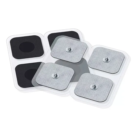 Repuestos De Electrodos Parches 4x4 Cm Gadnic X4 Unidades Color Blanco