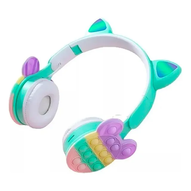 Audífonos Bluetooth Orejitas Led Pop It B30