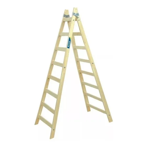 Escalera Para Pintor Madera Reforzada 8 Escalones Alpina