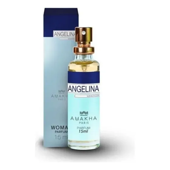 Perfume de mujer Angelina Amakha Paris, 15 ml, para bolsa de bolsillo