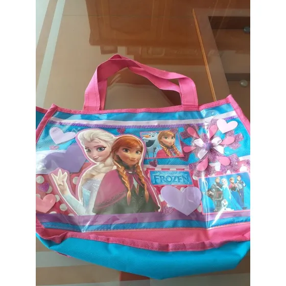 Cartera O Bolso Para Niña De Colores Con Imagenes  De Frozen