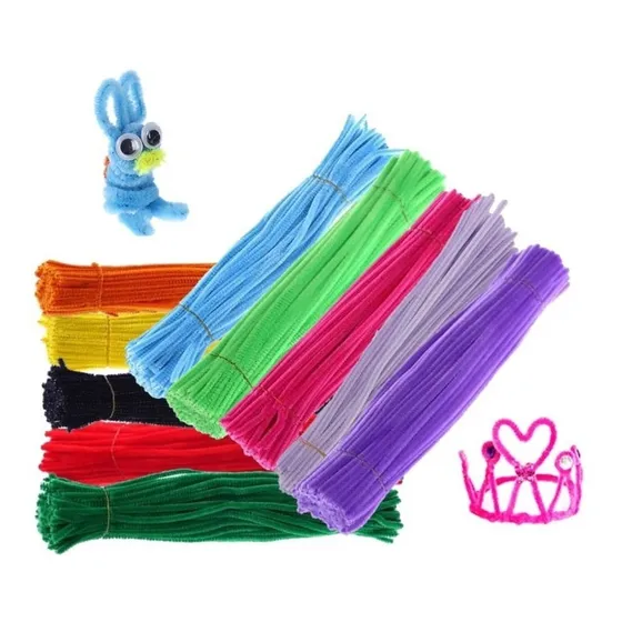 Limpador De Cachimbo 30cm - 50 Unid. Haste Chenille