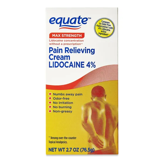 Equate Crema AnaLGésica Con Lidocaína De Máxima Potencia