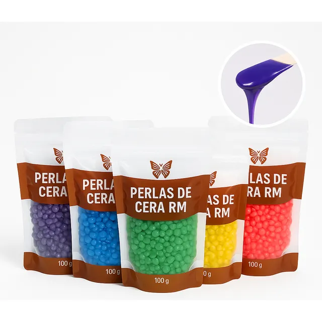 Set 5 Cera Española En Perlas Para Fácil Depilación 100g