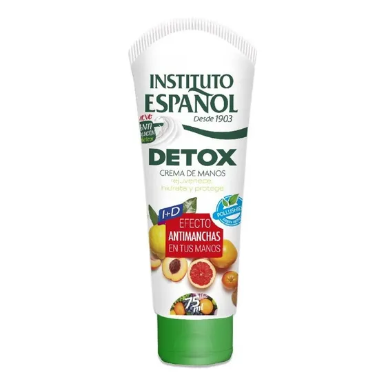 Crema De Manos Instituto Español Detox Antimanchas 75 Ml