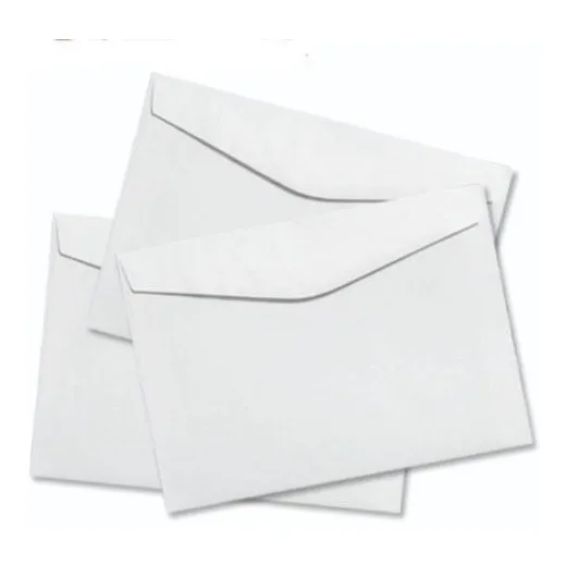 10 Sobres Comercial 70gr Obra Blanco  11,4 X 16,2 Cm