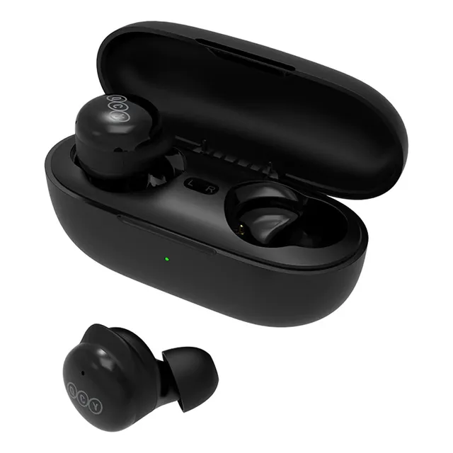 Auriculares Inalámbricos Qcy + Funda De Carga Control Táctil