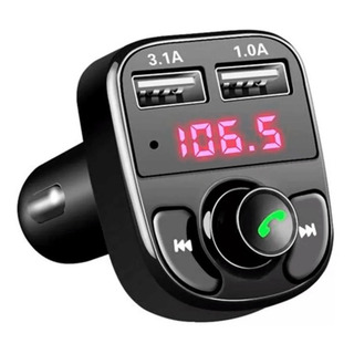 Transmisor Fm Bluetooth Auto Manos Libres Cargador 2 Usb 3.1 Transmisor Fm Bluetooth Auto Manos Libres Cargador 2 Usb 3.1