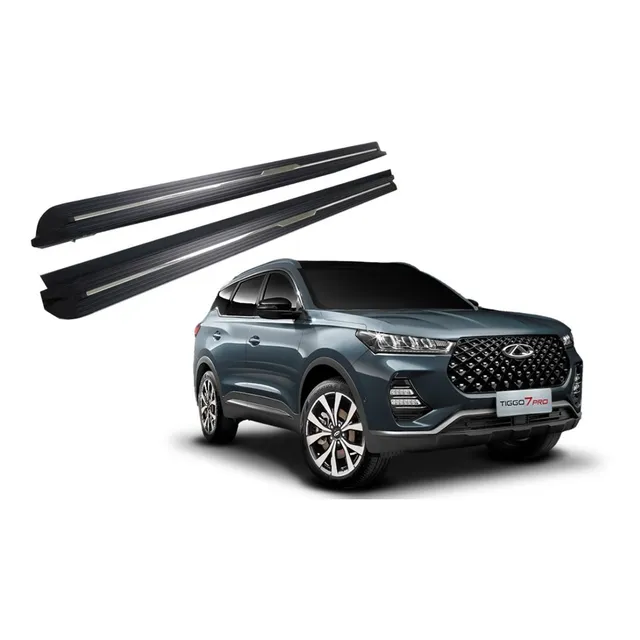 Pisadera Negra De Aluminio Chery Tiggo 7 Pro 2021-2022