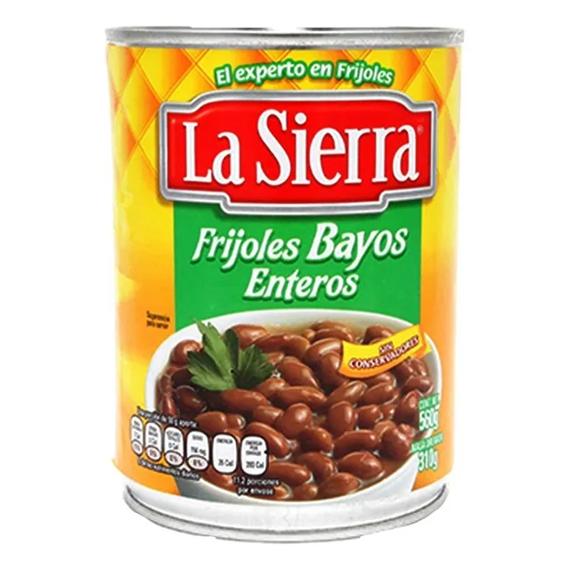 Frijoles Enteros Bayos Lata 560 Gramos La Sierra