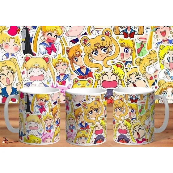 Taza De Ceramica Sailor Moon Hd Art