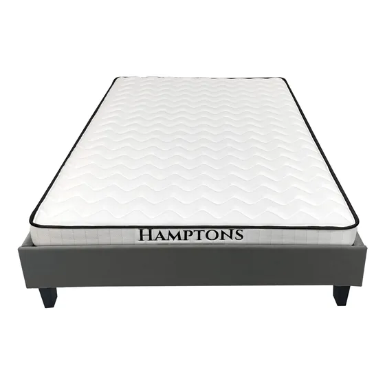 Sommier 2 Plazas Cama + Colchon Hamptons Memory Foam Lcm