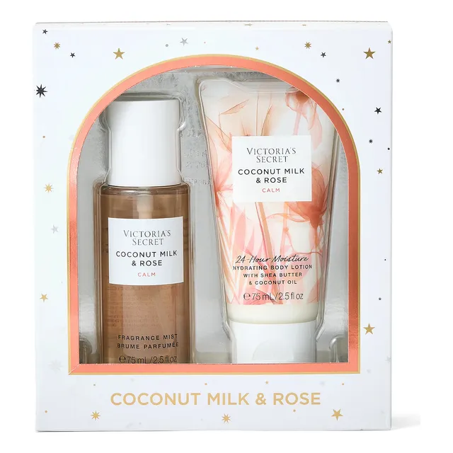 Set De Regalo Victoria's Secret Coconut Colonia Y Crema