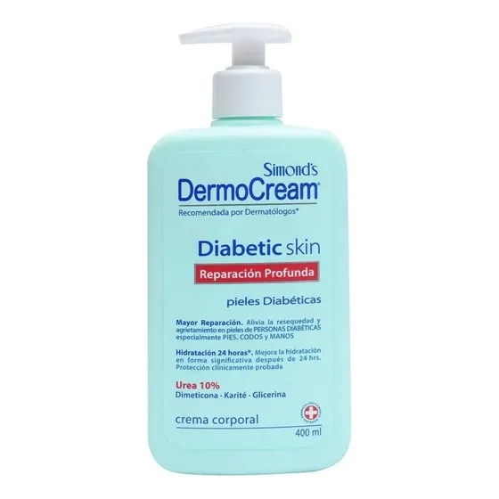 Crema Corporal Dermocream Diabetic Skin Simond's 400 Ml.