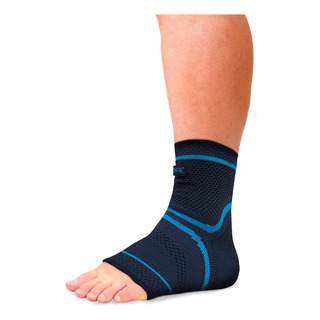 Medway | Tobillera Elástica Deportiva Premium Negro/azul Medway | Tobillera Elástica Deportiva Premium Negro/azul
