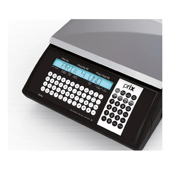 Balança Toledo Prix 4 Uno Com Impressor Wifi 32kg Div Min 2g Cor Preto 127/220V