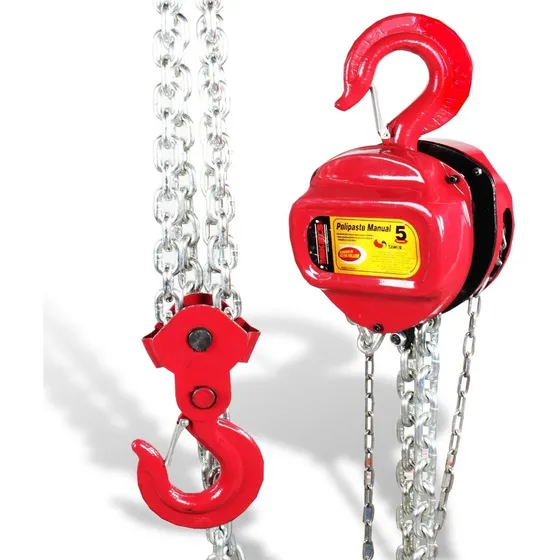 Polipasto Industrial Manual 5 Toneladas Cadena 3 M Mikels
