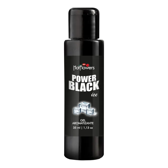 Gel Power Black Ice Aromatizante Bucal Hot Flowers 35ml