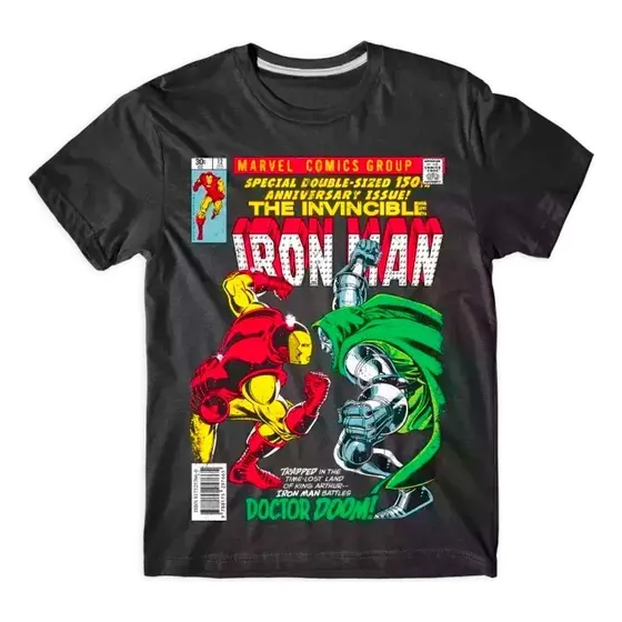 Remera Doctor Doom Vs Iron Man