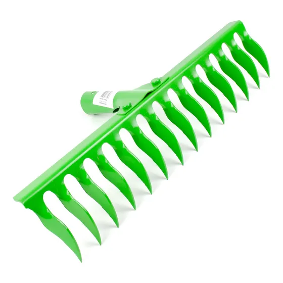 Rastelo Jardinagem 14 Dentes De Ferro 38cm Ancinho Sem Cabo