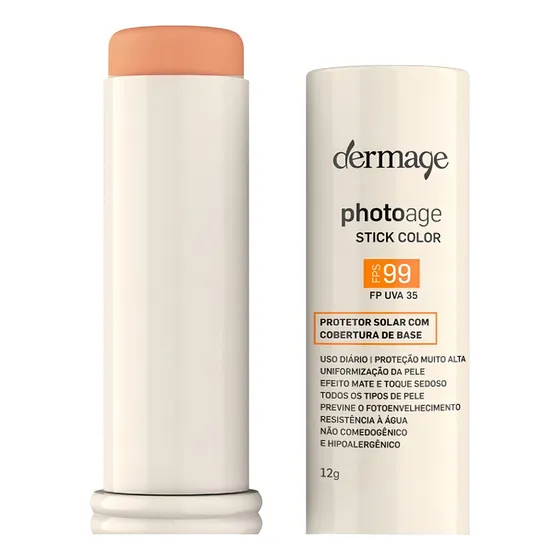 Protetor Solar Photoage Stick Color Dermage Fps99 - Claro