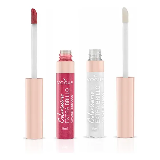Pack Vogue Brillo: Labial Liq Alegria+labial Liq Brisa