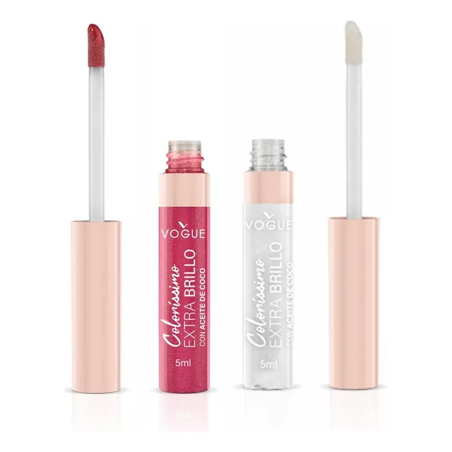 Pack Vogue Brillo: Labial Liq Alegria+labial Liq Brisa