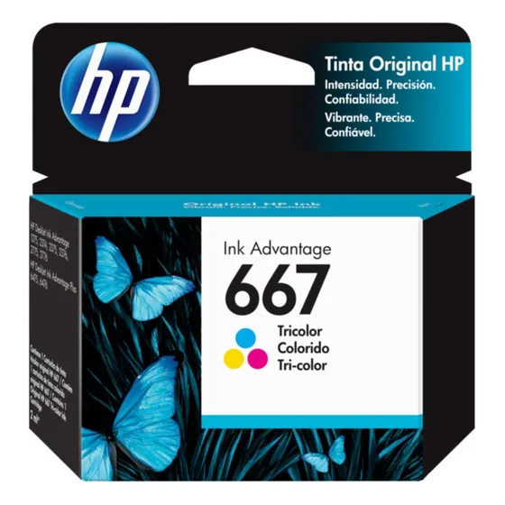 Cartucho Original Hp 667 Advantage Deskjet 2375 2775 2776