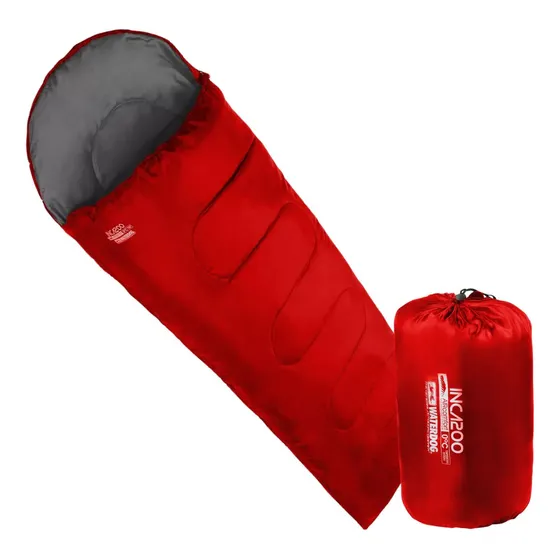 Bolsa De Dormir Waterdog Inca 200 Camping Termica 0° Capucha