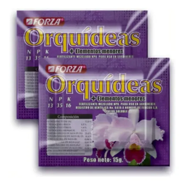 Fertilizante Para Orquídeas Con Microelementos 2 Sobres 15ml