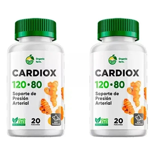 Pack X 2 Cardiox 120 80 - Presión Cardiaca - 40 Capsulas