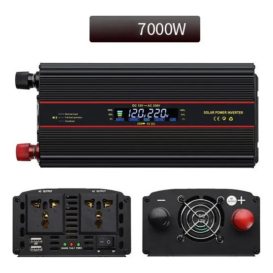Convertidor De Inversor De Coche American Standard De 12 V A